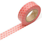 Klebeband ›masking tape‹ - rot Sternmuster