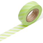 Klebeband ›masking tape‹ - hellgruen Streifen diagonal