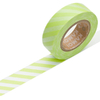 Klebeband ›masking tape‹ - hellgruen Streifen diagonal