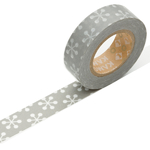 Klebeband ›masking tape‹ - grau Schneeflocke