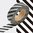 Klebeband ›masking tape‹ - schwarz Streifen diagonal