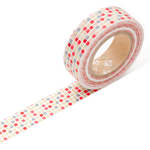 Klebeband ›masking tape‹ - rotbunt Kachelmuster