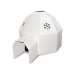 Papp-Iglu ›Kid-Eco‹ weiss