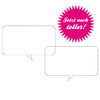 Motivstempel ›Eckige Sprechblase‹