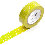 Klebeband ›masking tape‹ - senfgrün Sternenhimmel