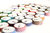 Klebeband ›masking tape‹ - rosa-blau Gitter