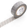 Klebeband ›masking tape‹ - dunkelgrau Rauten