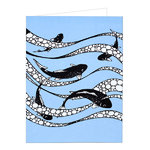 Grußkarte ›Swimming‹