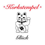 Korkstempel ›Winkekatze Glück‹