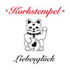 Korkstempel ›Winkekatze Liebesglück‹