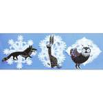 Fenster-Deko ›Snowflake Wonder Christmas‹ 3er-Set