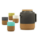 Teekanne mit Kork  ›The Whistler‹ – div. Farben