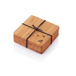 Bambus-Untersetzer ›Bees‹