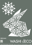 Washi-Fenster-Deko ›Rabbit‹ – Origami Animal S