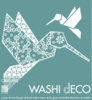 Washi-Fenster-Deko ›Hummingbird‹ – Origami Bird L