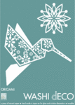 Washi-Fenster-Deko ›Hummingbird‹ – Origami Bird S