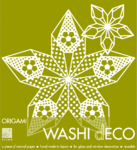 Washi-Fenster-Deko ›5-petal Flower‹ – Origami Flower L