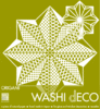 Washi-Fenster-Deko ›8-petal Flower‹ – Origami Flower L