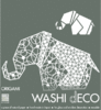 Washi-Fenster-Deko ›Elephant‹ – Origami Animal L