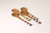 Klebeband ›masking tape‹ - gelb-weiss-gruen Rauten