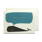 Grußkarte ›Happy birthday whale‹
