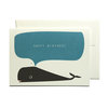 Grußkarte ›Happy birthday whale‹