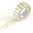 Klebeband ›masking tape‹ - gelb-bunt Streifen quer