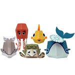 D.I.Y.-Papier-Deko ›The Marine Team‹