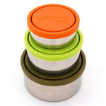 Edelstahlbehälter ›Round Nesting Trio – Moss‹