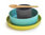 Kompostierbares Kindergeschirr-Set  ›Bambino Kid Set‹