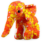 Frottier-Elefant orange-gelb